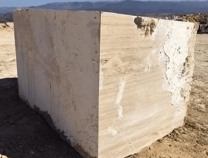 Romano Volubilis  Ivory Color Travertine Blocks