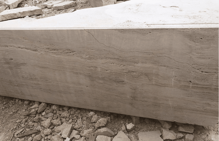 Beige Color Travertine Blocks  For Ground and countertop  or Wall . thumbnail 2