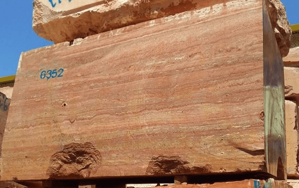 Red Color Travertine Blocks (T104)  Product thumbnail 4