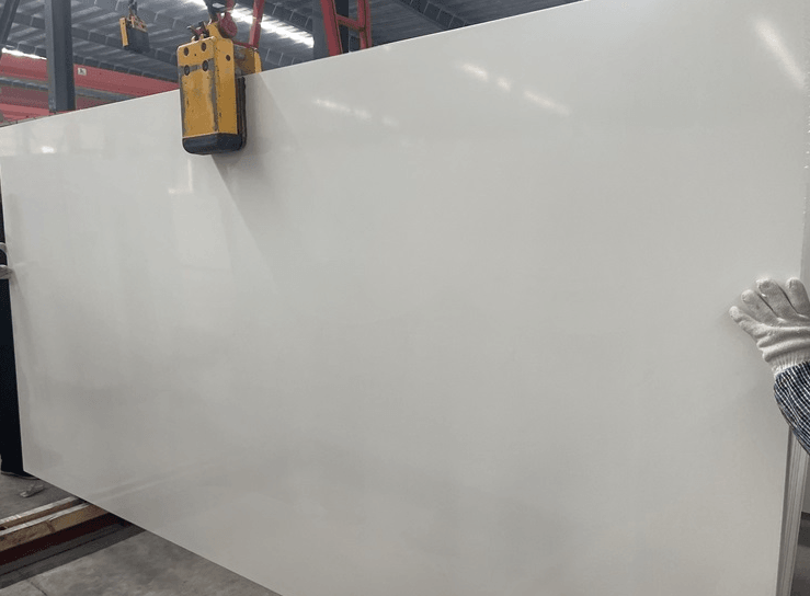 Pure White Artificial Quartz Slabs