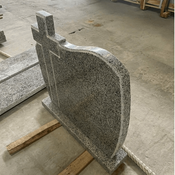 Py Cream Granite Headstone