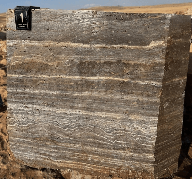Titanium Travertine Premium Blocks