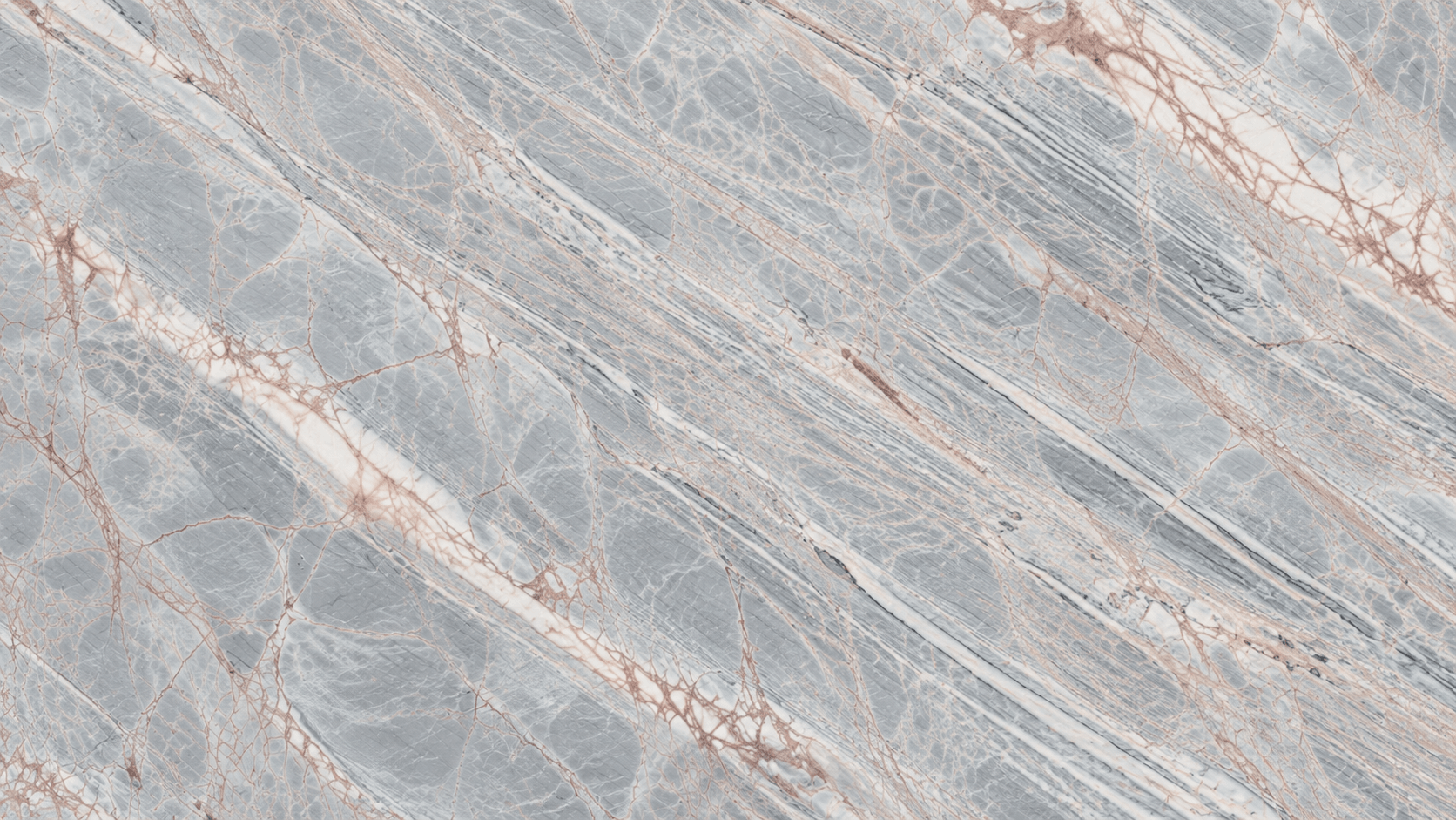 China Ink Wash Blue Marble Slabs